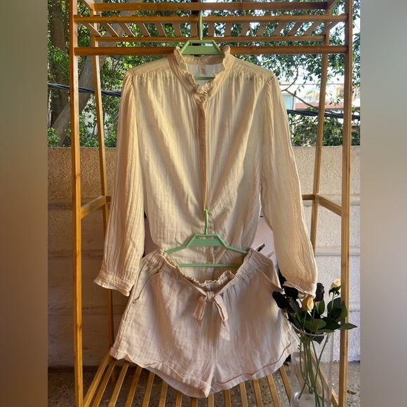 Coord Set. 100 % Cotton Crinkle Double Gauze.Size - XL - Picture 4 of 14